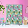 Cute Mermaid Shower Curtain With Jellyfish Print, Perfect For Girly And Ocean-Inspired Bathroom Decor