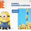 Cute Minions From Despicable Me Shower Curtain For Kids' Bathroom