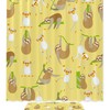 Cute Monkey And Sloth Unique Shower Curtain For Playful And Nature-Inspired Bathroom Decor