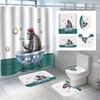 Cute Monkey Waterproof Shower Curtain For Fun And Waterproof Bathroom Decor