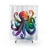 Cute Octopus Kraken Boho Bathroom Decor Shower Curtain for Kids