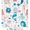Cute Octopus Pattern Shower Curtain Fabric for a Whimsical Bathroom Design