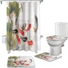 Cute Owl Perched On A Tree Fabric Shower Curtain By Charmhome