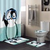 Cute Penguin Animal Pattern Kids Bathroom Shower Curtain