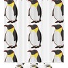 Cute Penguin Bathroom Shower Curtain With Iceberg Design