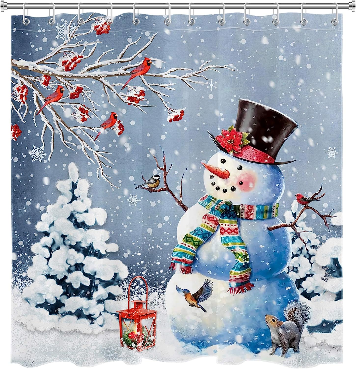 Cute Penguin Kids Bathroom Shower Curtain with Unique Design
