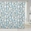 Cute Penguin Shower Curtain for Kid's Bathroom- Waterproof and Funny Animal Bathroom Accessories