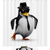 Cute Penguin - Waterproof Shower Curtain For Your Bathroom