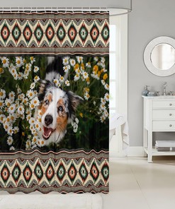 Cute Pet Animal 3D Dog Kids Shower Curtain for Fun Bathroom Decor