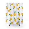 Cute Pineapple Bathroom Decor Shower Curtain 