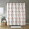 Cute Pink Flamingo Family Shower Curtain