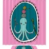 Cute Pink Octopus Shower Curtain: Waterproof Bathroom Decor