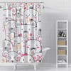 Cute Polar Bear Crowd In Bathroom Waterproof Shower Curtain