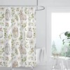 Cute Rabbit Modern Fabric Waterproof Shower Curtain