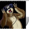 Cute Sloth Calling Shower Curtain, Sweet and Fun Bathroom Decor 