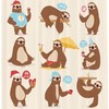 Cute Sloth Pattern Shower Curtain, Unique and Adorable Bathroom Decor 