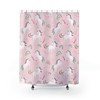 Cute Unicorn Print Shower Curtain for Magical Bathroom Decor