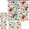 Cute Video Game Bathroom Shower Curtain For Gamers And Geeks