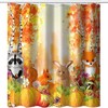 Cute Woodland Critters Shower Curtain Perfect for Your Fall Bathroom Dcor