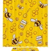 Cute Yellow Bee Decorative Bathroom Shower Curtain