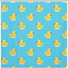 Cute Yellow Rubber Duck Bath Curtain for Fashionable Bathroom Decor 
