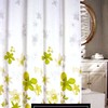 Cynthia Rowley Floating Floral White And Lime Grey Shower Curtain - Stylish And Waterproof