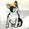 Cynthia Rowley French Bulldog Shower Curtain - Waterproof And Durable