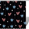 Dachshund And Eiffel Tower Waterproof Shower Curtain - Chic And Stylish Bathroom Accessory