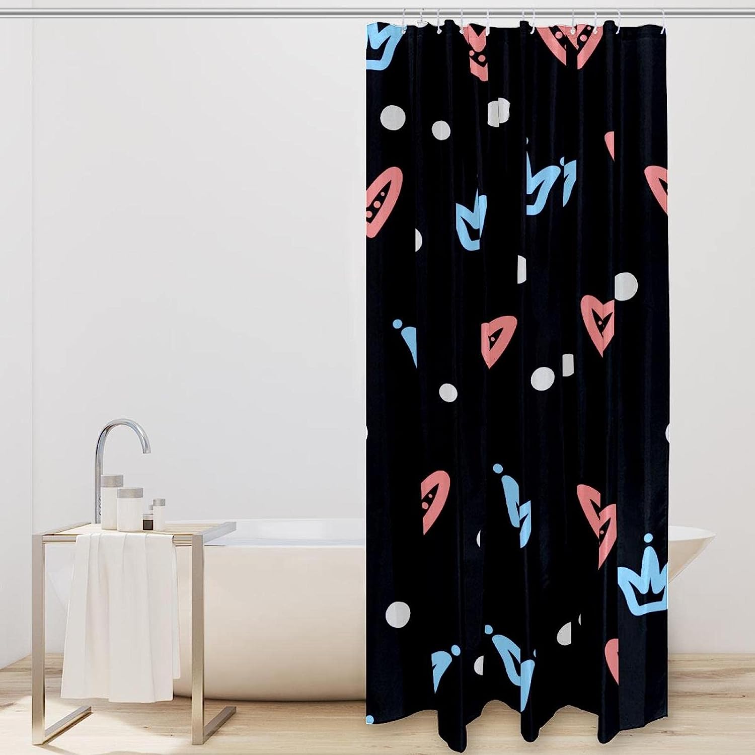 Dachshund And Eiffel Tower Waterproof Shower Curtain - Chic And Stylish Bathroom Accessory - Image 2