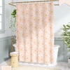 Daisy Bohemian 60s 70s Floral Blush Pink Shower Curtain for Bathroom Decor