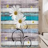 Daisy Flower Small Curtain For Rv Camper Travel Shower Curtain