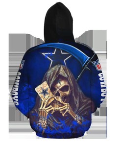 Dallas Cowboys 5 Times Super Bowl Champions 3D Hoodie - Nfl Gifts For Men With 3D Hoodies With Zippers 