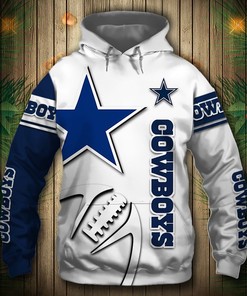 Dallas Cowboys Custom Name & Number Halloween 3D Hoodie - Gifts For Fans With Gifts For Father'S Day