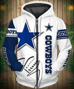 Dallas Cowboys Custom Name & Number Halloween 3D Hoodie - Gifts For Fans With Gifts For Father'S Day 