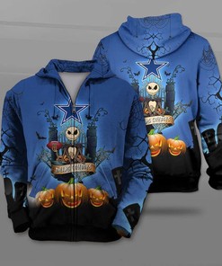 Dallas Cowboys Death Card Halloween 3D Hoodie - Gifts For Fans With All Over Print Hoodie Printful