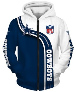 Dallas Cowboys Devil Eyes 3D Hoodie - Gifts For Fans With All Over Print Zip Up Hoodies Men