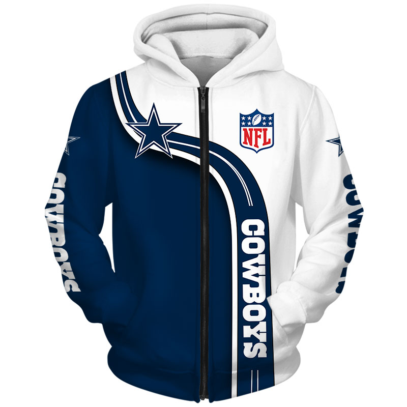 Dallas Cowboys Devil Eyes 3D Hoodie - Gifts For Fans With All Over Print Zip Up Hoodies Men