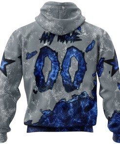 Dallas Cowboys Eye Rugby Ball Skull 3D Hoodie - Gifts For Fans With Custom 3D Hoodies