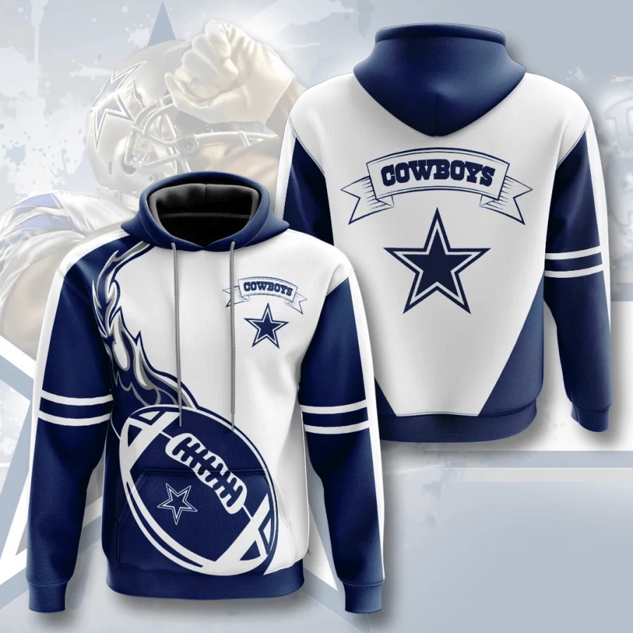 Dallas Cowboys Gifts 3D Hoodie - Pullover Zip Hoodie For Fans With 3D Hoodies For Men Graphic