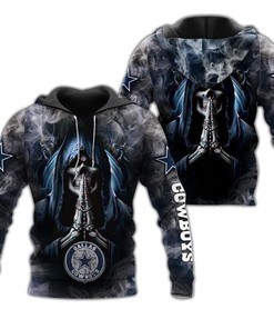 Dallas Cowboys Graphic Gifts 3D Zip Hoodie - Pullover Gift For Fans With 3D Hoodies For Men
