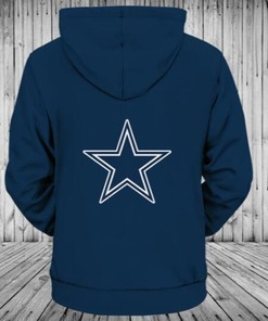 Dallas Cowboys Helmet 3D All Over Print Hoodie With Zipper, Perfect Gifts For Fans