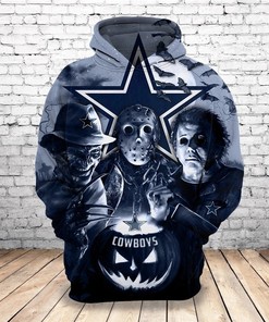 Dallas Cowboys No 1 3D Hoodie - Gifts For Fans With 3D Hoodies With Zippers