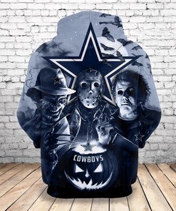 Dallas Cowboys No 1 3D Hoodie - Gifts For Fans With 3D Hoodies With Zippers
