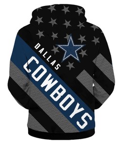 Dallas Cowboys Pullover Hoodie 3D Death Skull - Halloween Gifts For Men With 3D Hoodies For Men Graphic