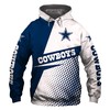 Dallas Cowboys Seal Motifs 3D Hoodie - Gifts For Fans With Gifts For Father'S Day 
