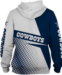 Dallas Cowboys Seal Motifs 3D Hoodie - Gifts For Fans With Gifts For Father'S Day 