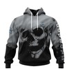 Dallas Cowboys Skull 3D With Zipper Hoodie - Gifts For Fans With Gifts For Father'S Day 