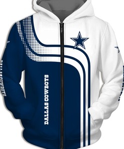 Dallas Cowboys Skull Printed 3D Hoodie - Gifts For Fans With 3D Hoodies For Men Graphic 