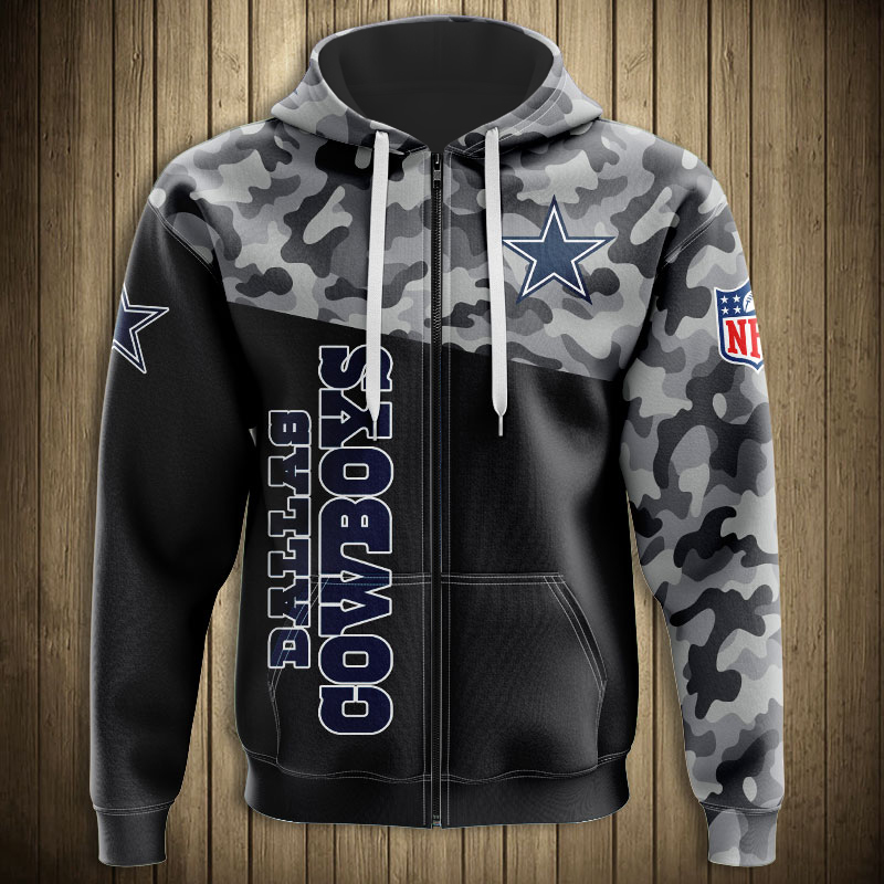 Dallas Cowboys Venom 3D Hoodie - Gifts For Fans With All Over Print Zip Up Hoodies Men