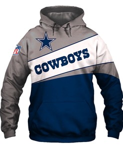 Dallas Cowboys Zip Hoodie Gift 3D - Pullover Hoodie For Fans With All Over Print Hoodie Printful